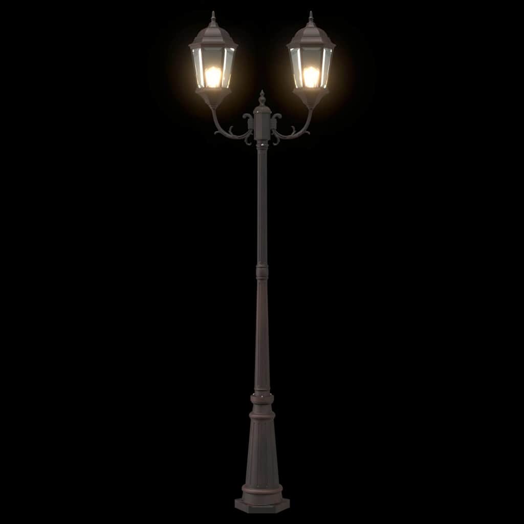 Gartenlicht Bronzefarben 235 cm Aluminium