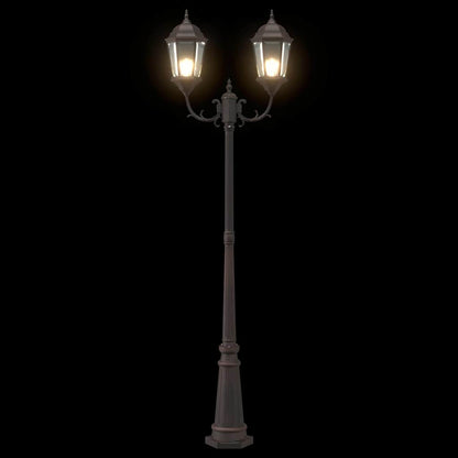 Gartenlicht Bronzefarben 235 cm Aluminium