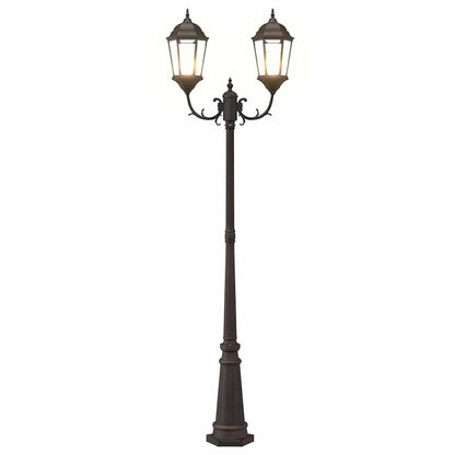 Gartenlicht Bronzefarben 235 cm Aluminium