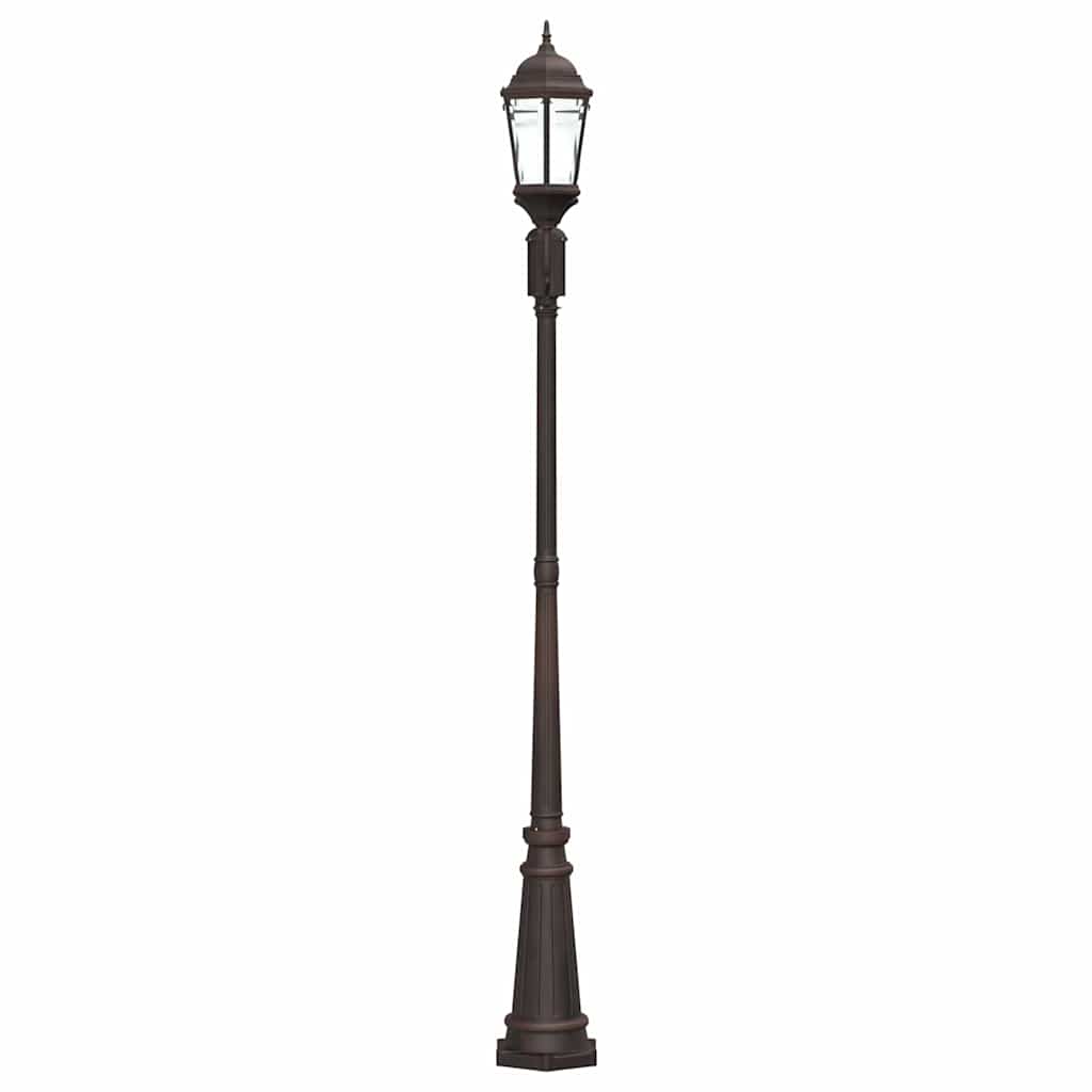 Gartenlicht Bronzefarben 235 cm Aluminium