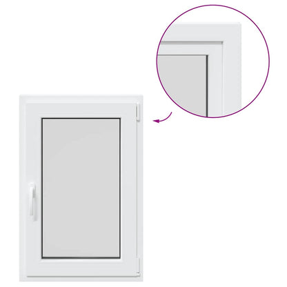 Kellerfenster "RISOR" 60x100 cm Drehkipp DIN Rechts Weiß