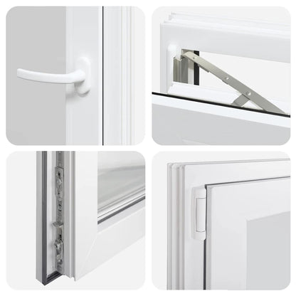 Kellerfenster "RISOR" 60x100 cm Drehkipp DIN Links Weiß