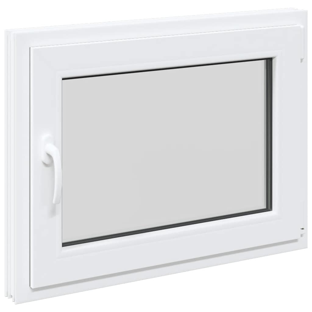 Kellerfenster "RISOR" 80x50 cm Drehkipp DIN Rechts Weiß