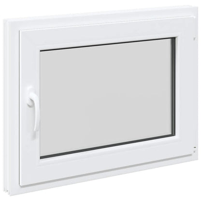 Kellerfenster "RISOR" 80x50 cm Drehkipp DIN Rechts Weiß