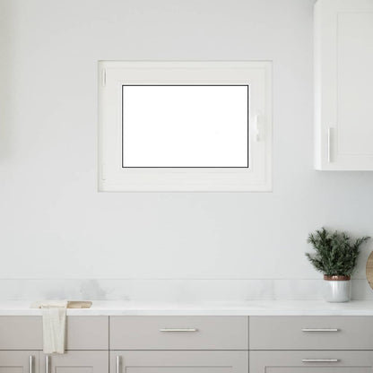 Kellerfenster "RISOR" 80x50 cm Drehkipp DIN Links Weiß