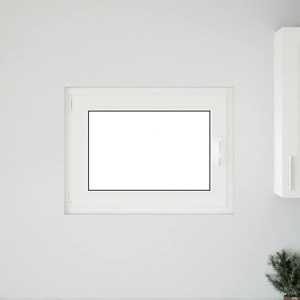 Kellerfenster "RISOR" 80x70 cm Drehkipp DIN Links Weiß