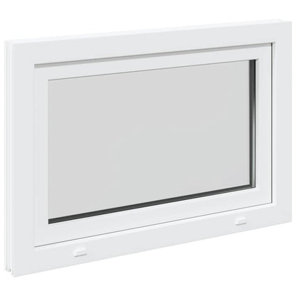 Kellerfenster "RISOR" 90x70 cm Drehkipp DIN Links Weiß