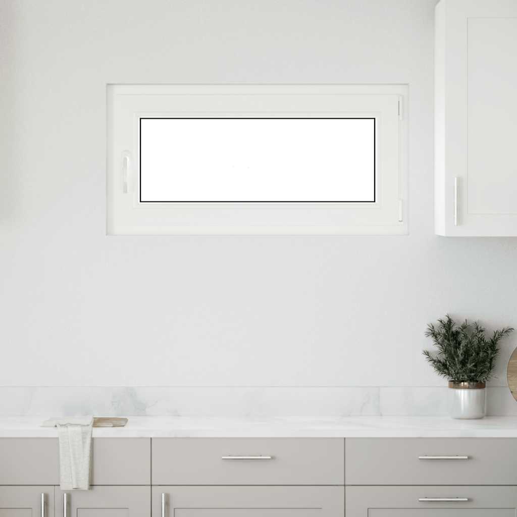 Kellerfenster "RISOR" 100x50 cm Drehkipp DIN Rechts Weiß