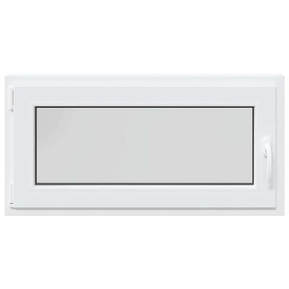 Kellerfenster "RISOR" 100x50 cm Drehkipp DIN Links Weiß