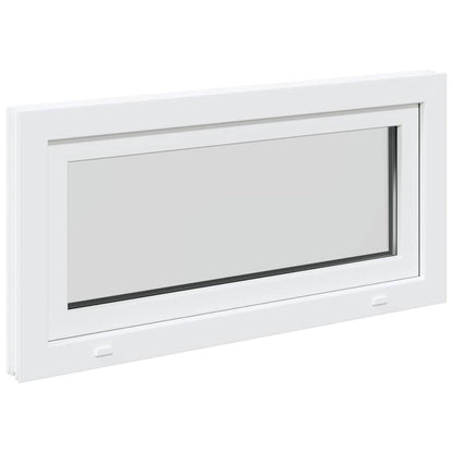 Kellerfenster "RISOR" 100x50 cm Drehkipp DIN Links Weiß