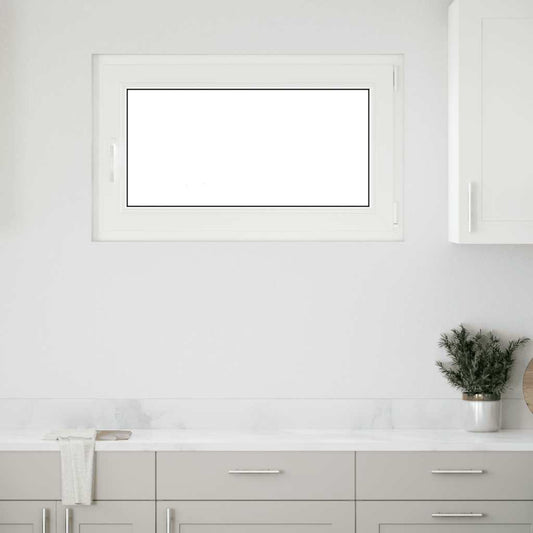 Kellerfenster "RISOR" 100x70 cm Drehkipp DIN Rechts Weiß