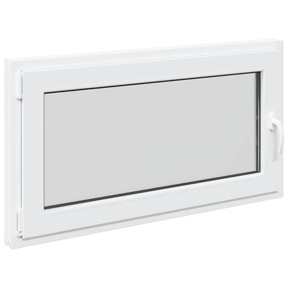 Kellerfenster "RISOR" 110x70 cm Drehkipp DIN Links Weiß