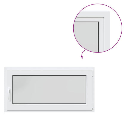 Kellerfenster RISOR 120x60 cm Dreh Kipp DIN Rechts Weiß
