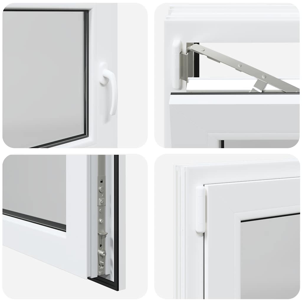 Kellerfenster RISOR 120x60 cm Dreh Kipp DIN Links Weiß