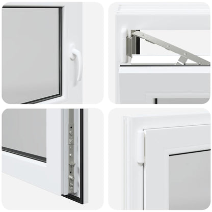 Kellerfenster RISOR 120x60 cm Dreh Kipp DIN Links Weiß