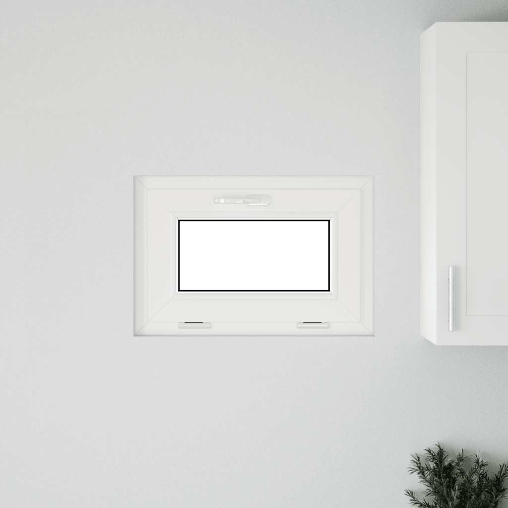 Kellerfenster RISOR 60x40 cm Kipp 2-fach Verglasung Weiß