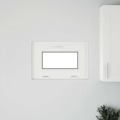 Kellerfenster RISOR 60x40 cm Kipp 2-fach Verglasung Weiß