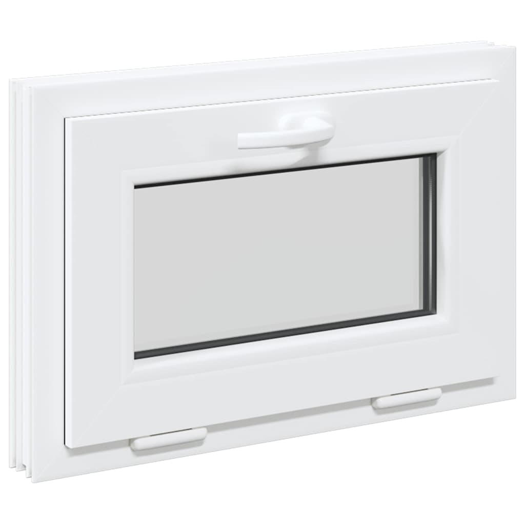 Kellerfenster RISOR 60x40 cm Kipp 2-fach Verglasung Weiß