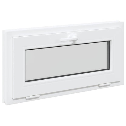 Kellerfenster RISOR 80x40 cm Kipp 2-fach Verglasung Weiß