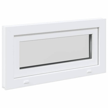 Kellerfenster RISOR 80x40 cm Kipp 2-fach Verglasung Weiß