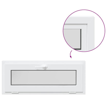 Kellerfenster RISOR 110x40 cm Kipp 2-fach Verglasung Weiß