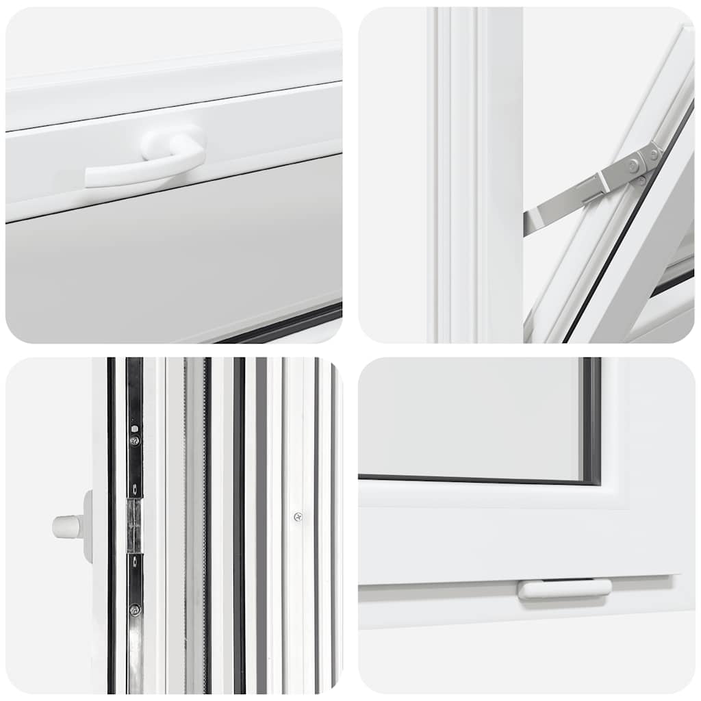 Kellerfenster RISOR 110x40 cm Kipp 2-fach Verglasung Weiß
