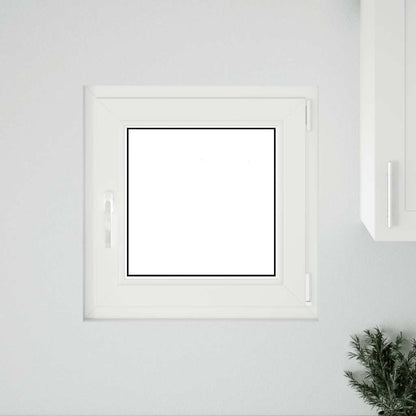 Kellerfenster "RISOR" 50x50 cm Drehkipp DIN Rechts Weiß