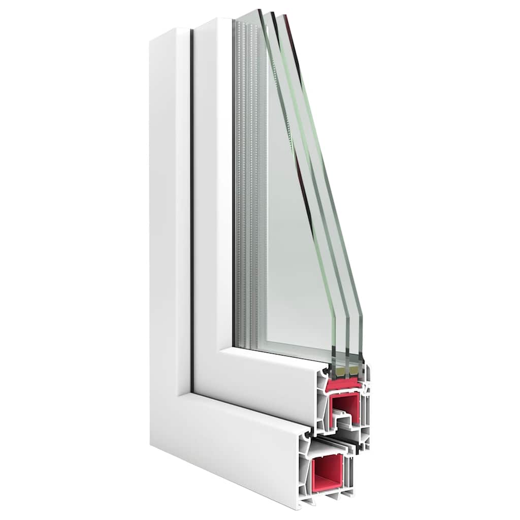 Kellerfenster "RISOR" 50x50 cm Drehkipp DIN Rechts Weiß