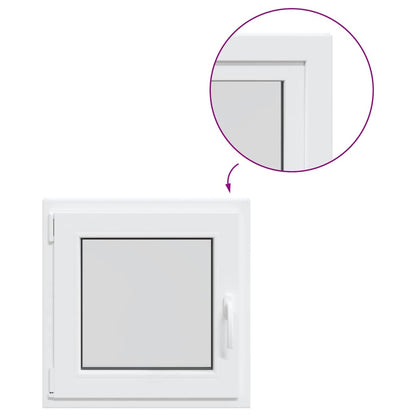 Kellerfenster "RISOR" 50x50 cm Drehkipp DIN Links Weiß