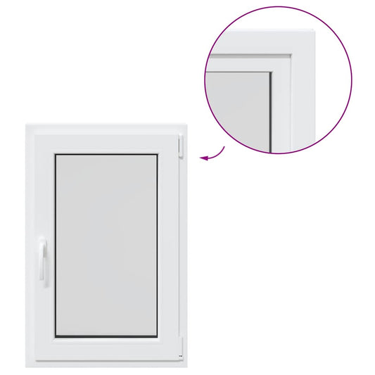 Kellerfenster RISOR 60x90 cm Dreh Kipp DIN Rechts Weiß