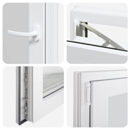 Kellerfenster RISOR 60x90 cm Dreh Kipp DIN Links Weiß