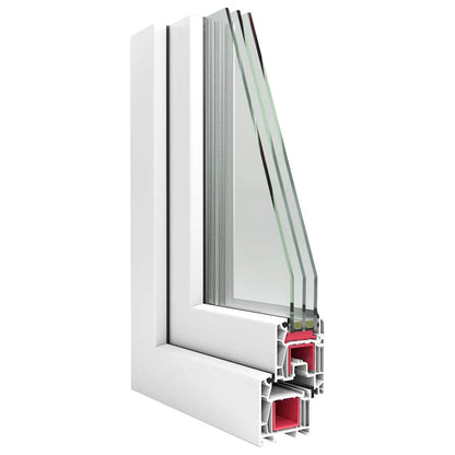 Kellerfenster "RISOR" 60x100 cm Drehkipp DIN Rechts Weiß