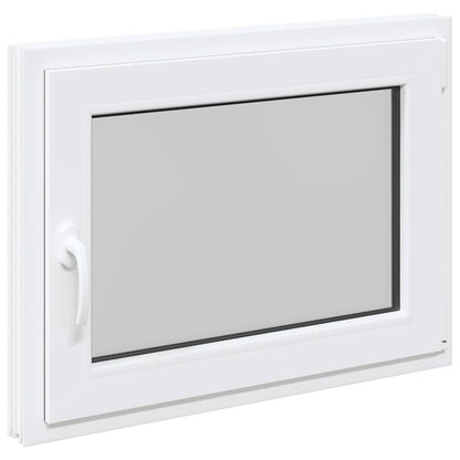 Kellerfenster "RISOR" 80x50 cm Drehkipp DIN Rechts Weiß