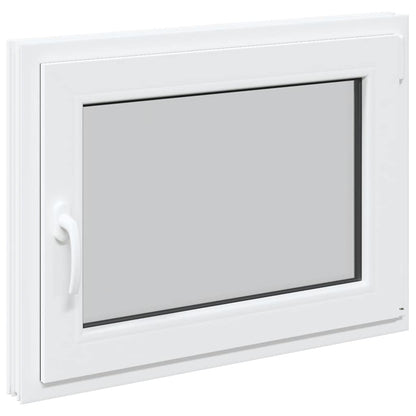 Kellerfenster RISOR 80x60 cm Dreh Kipp DIN Rechts Weiß