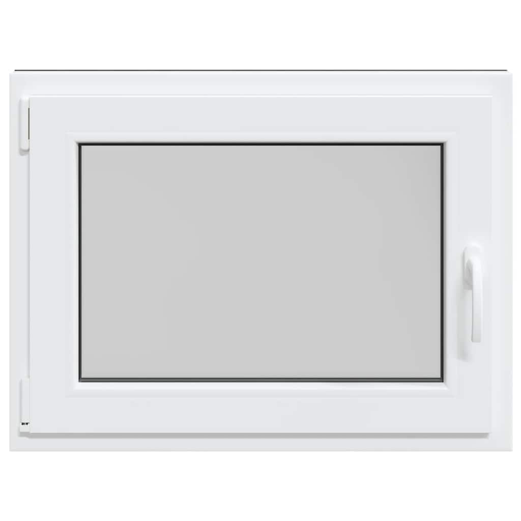 Kellerfenster "RISOR" 80x60 cm Drehkipp DIN Links Weiß