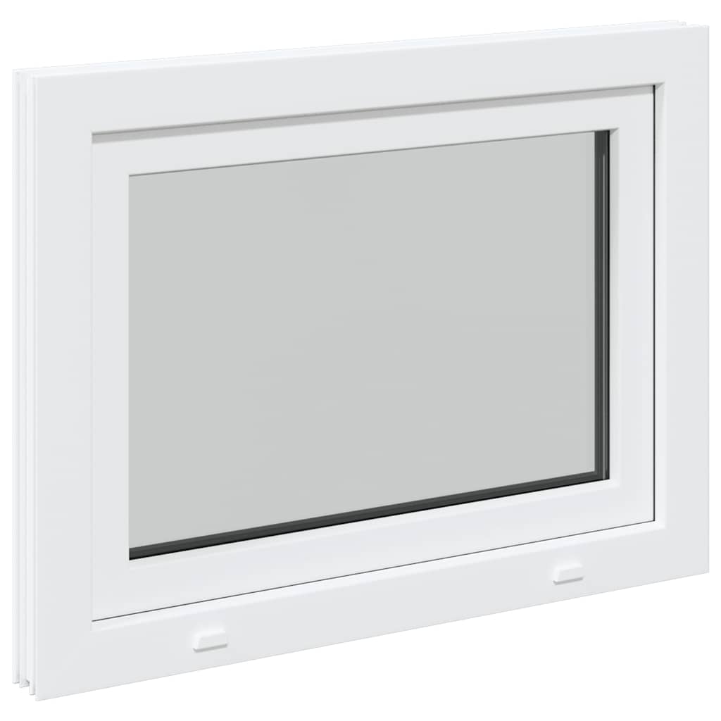 Kellerfenster "RISOR" 80x60 cm Drehkipp DIN Links Weiß