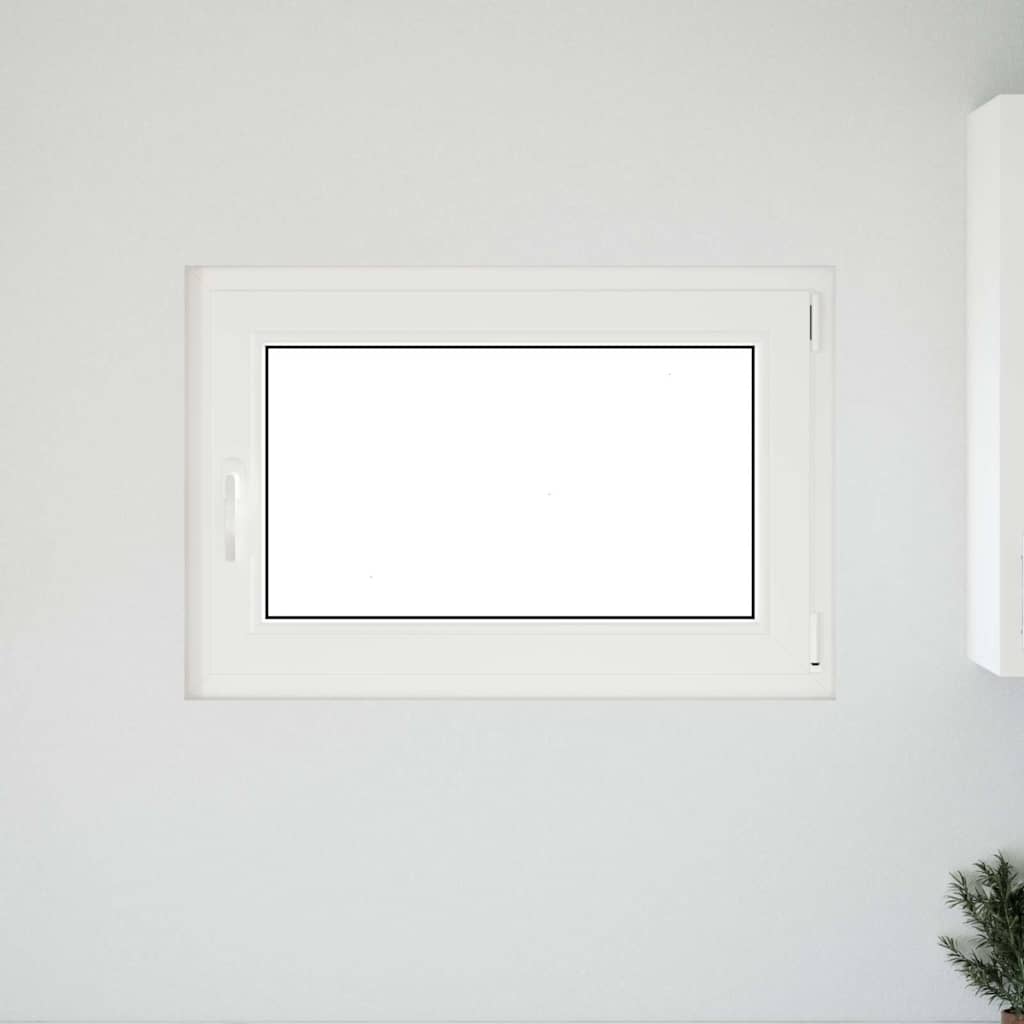 Kellerfenster "RISOR" 90x50 cm Drehkipp DIN Rechts Weiß