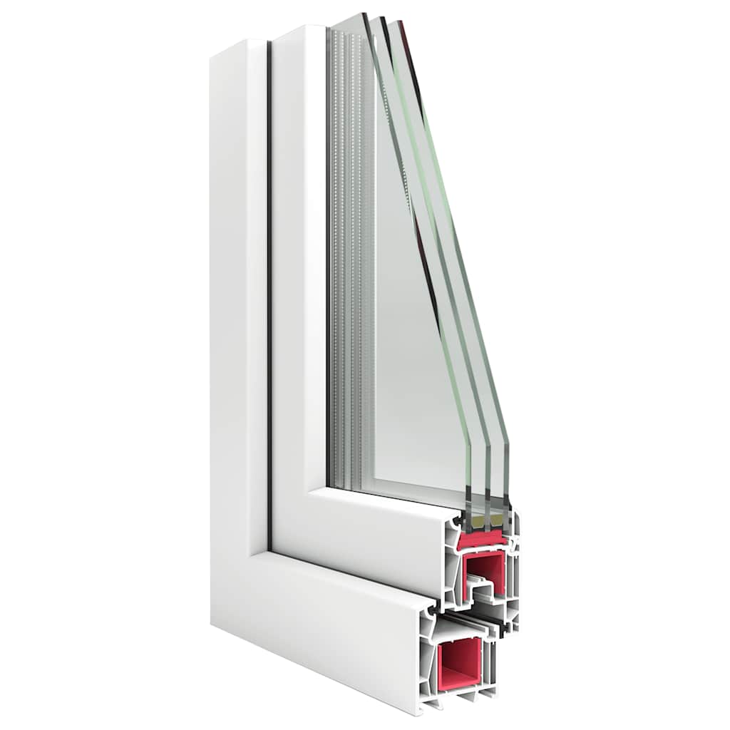 Kellerfenster "RISOR" 90x50 cm Drehkipp DIN Rechts Weiß