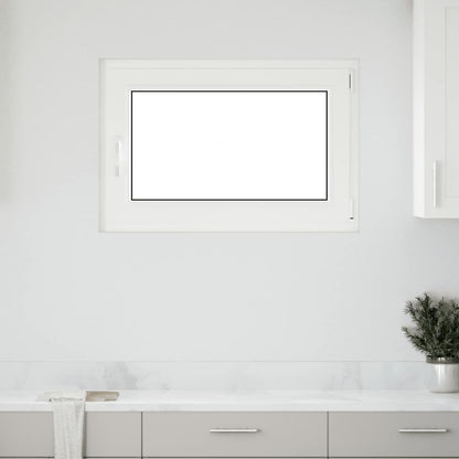 Kellerfenster "RISOR" 90x70 cm Drehkipp DIN Rechts Weiß