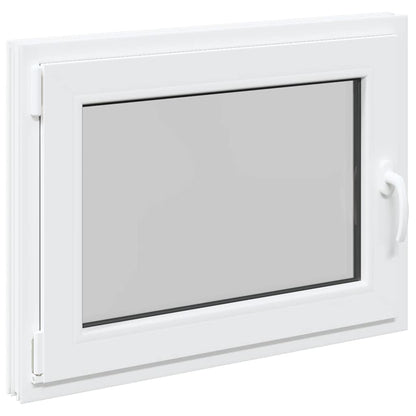 Kellerfenster "RISOR" 90x70 cm Drehkipp DIN Links Weiß