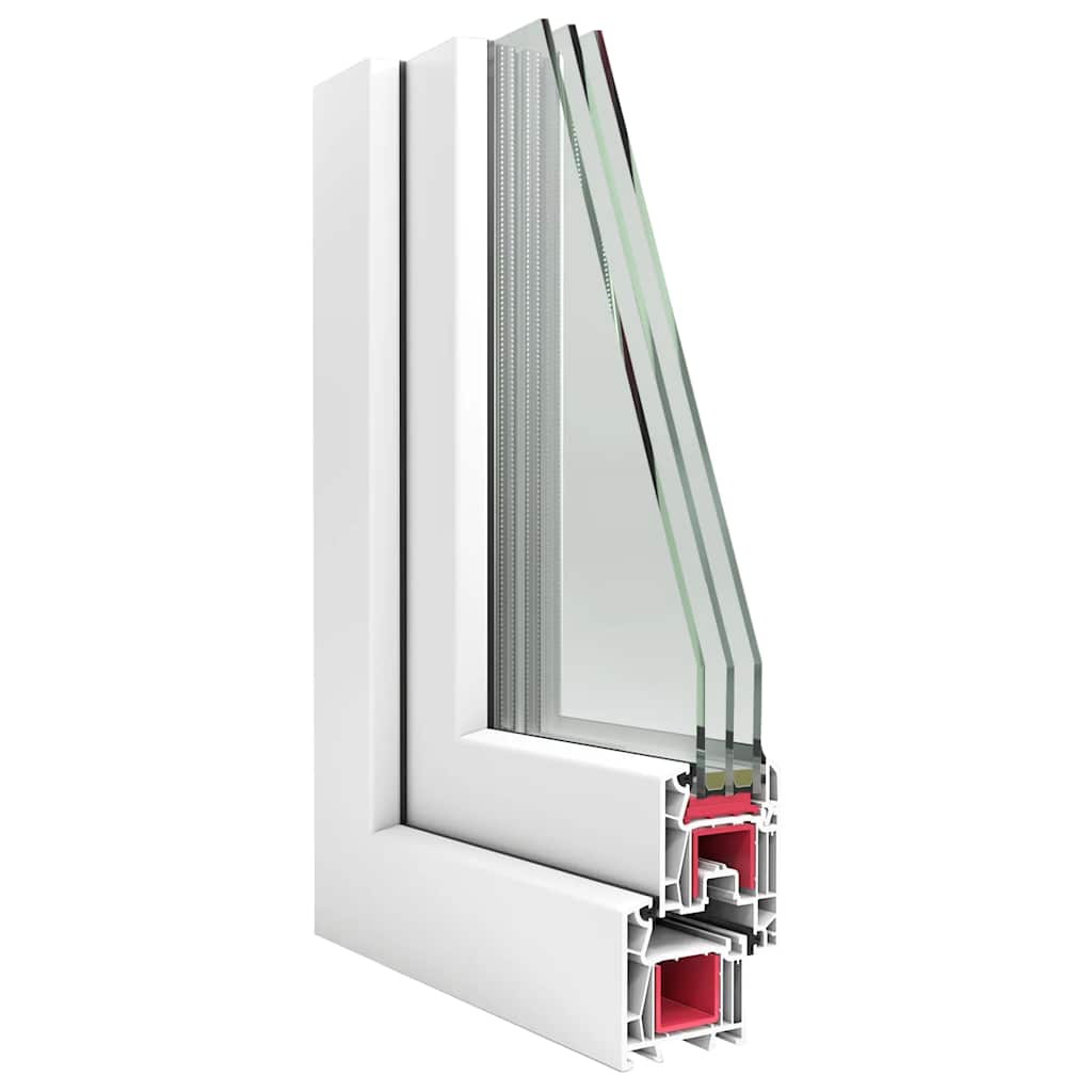 Kellerfenster "RISOR" 100x50 cm Drehkipp DIN Rechts Weiß