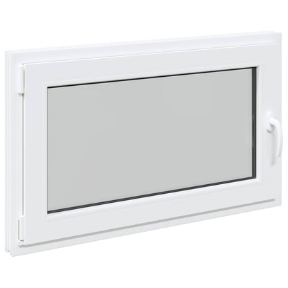 Kellerfenster "RISOR" 100x50 cm Drehkipp DIN Links Weiß