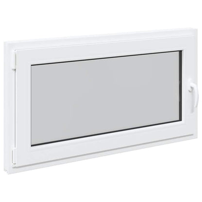 Kellerfenster RISOR 110x50 cm Dreh Kipp DIN Links Weiß