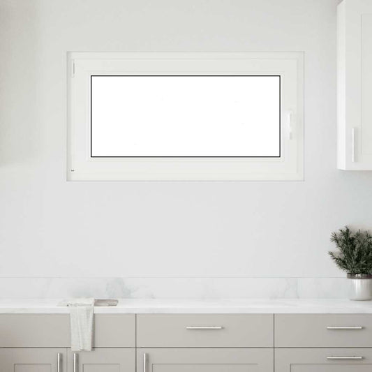 Kellerfenster RISOR 110x50 cm Dreh Kipp DIN Links Weiß