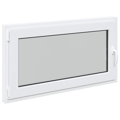 Kellerfenster "RISOR" 110x70 cm Drehkipp DIN Links Weiß
