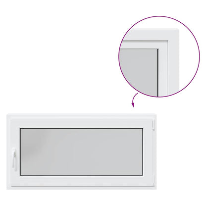 Kellerfenster RISOR 120x60 cm Dreh Kipp DIN Rechts Weiß