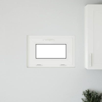 Kellerfenster RISOR 60x40 cm Kipp 3-fach Verglasung Weiß