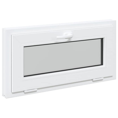 Kellerfenster RISOR 80x40 cm Kipp 3-fach Verglasung Weiß