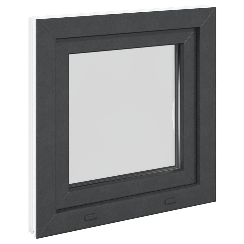 Kellerfenster "RISOR" 50x50 cm Drehkipp DIN Rechts Anthrazit
