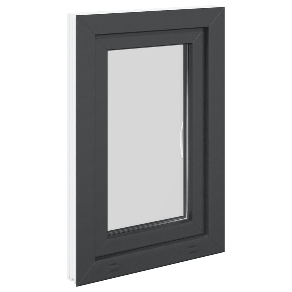 Kellerfenster "RISOR" 50x75 cm Drehkipp DIN Rechts Anthrazit